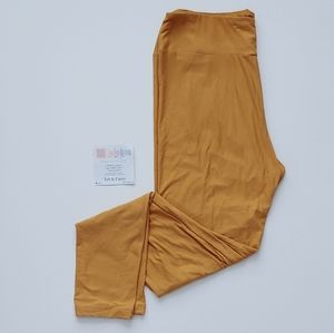 NWT LuLaRoe TC Leggings Solid Mustard